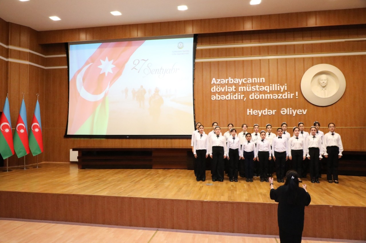 Suraxanıda 27 sentyabr - Anım günü ilə əlaqədar tədbir keçirilib - FOTOLAR