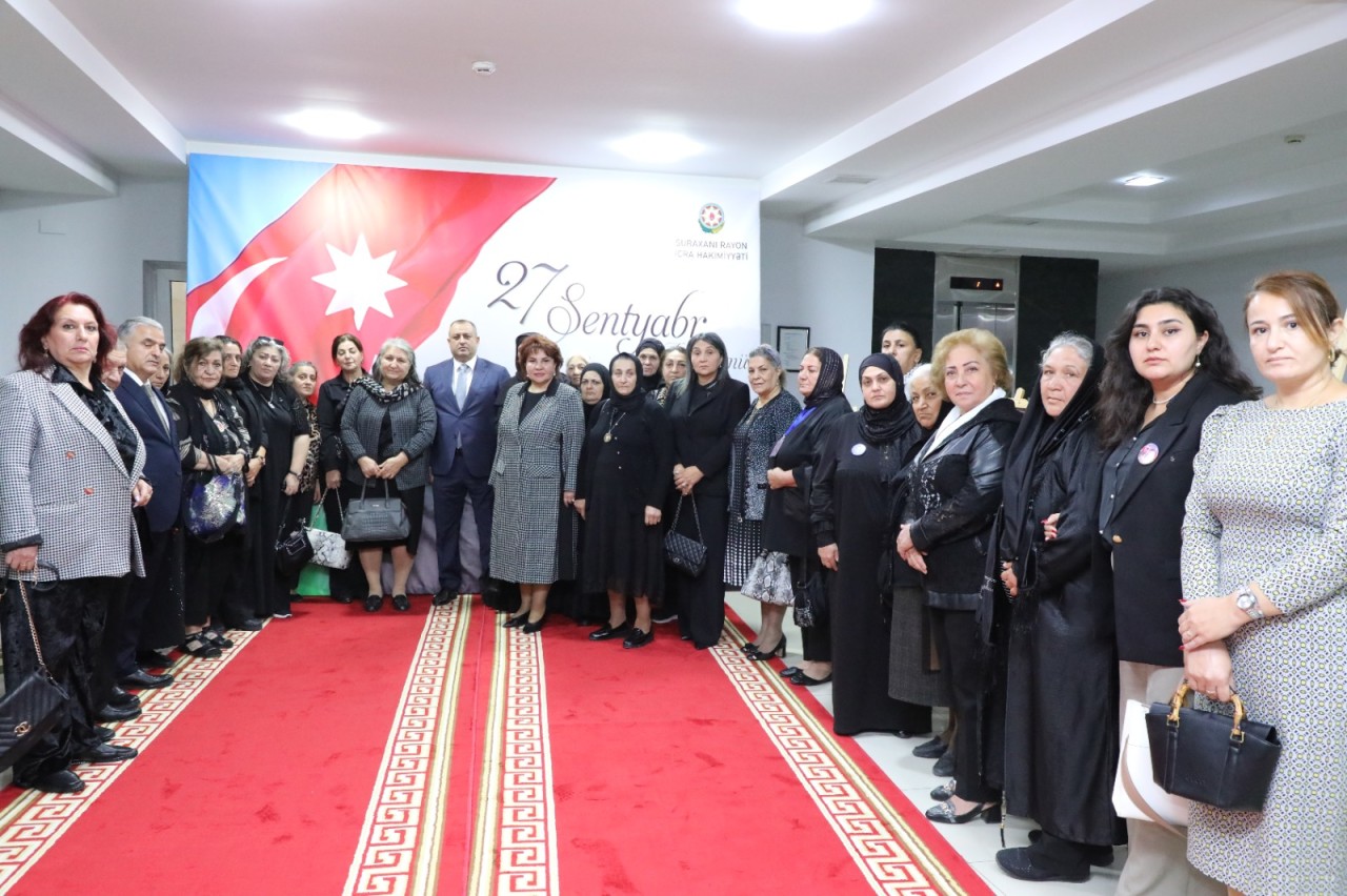 Suraxanıda 27 sentyabr - Anım günü ilə əlaqədar tədbir keçirilib - FOTOLAR