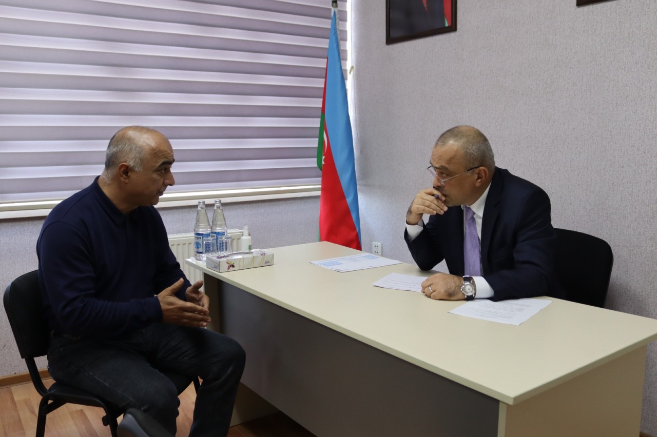 Agentlik sədri Xaçmazda vətəndaşların müraciətlərini dinlədi - FOTOLAR