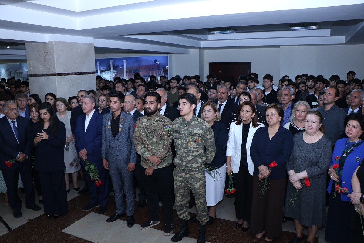 AzMİU-da Anım Gününə həsr olunmuş tədbir keçirilib - FOTOLAR