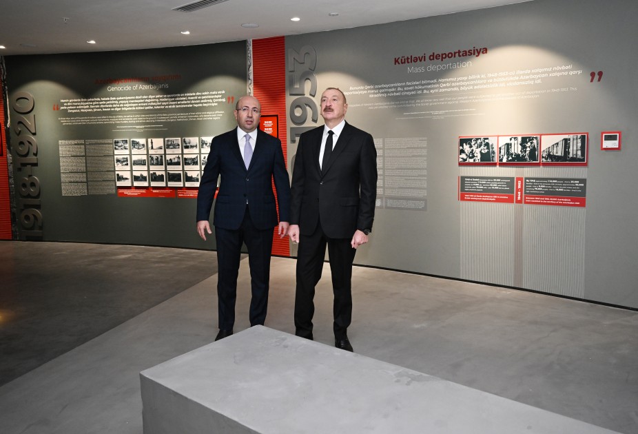 Prezident Gəncə Memorial Kompleksinin açılışını edib - YENİLƏNİB (FOTO)