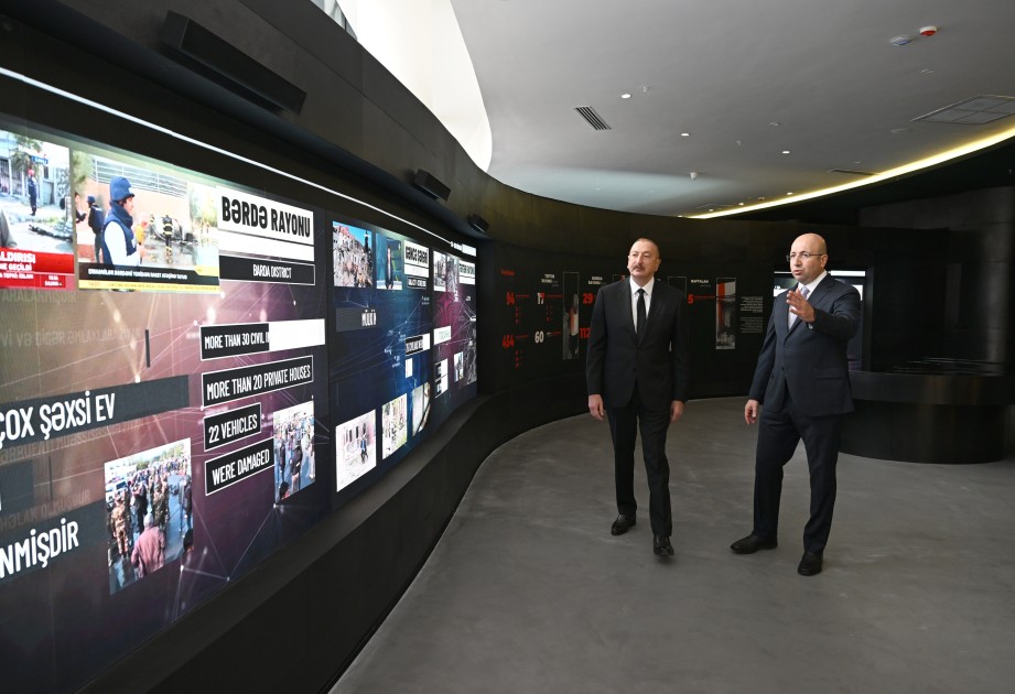 Prezident Gəncə Memorial Kompleksinin açılışını edib - YENİLƏNİB (FOTO)