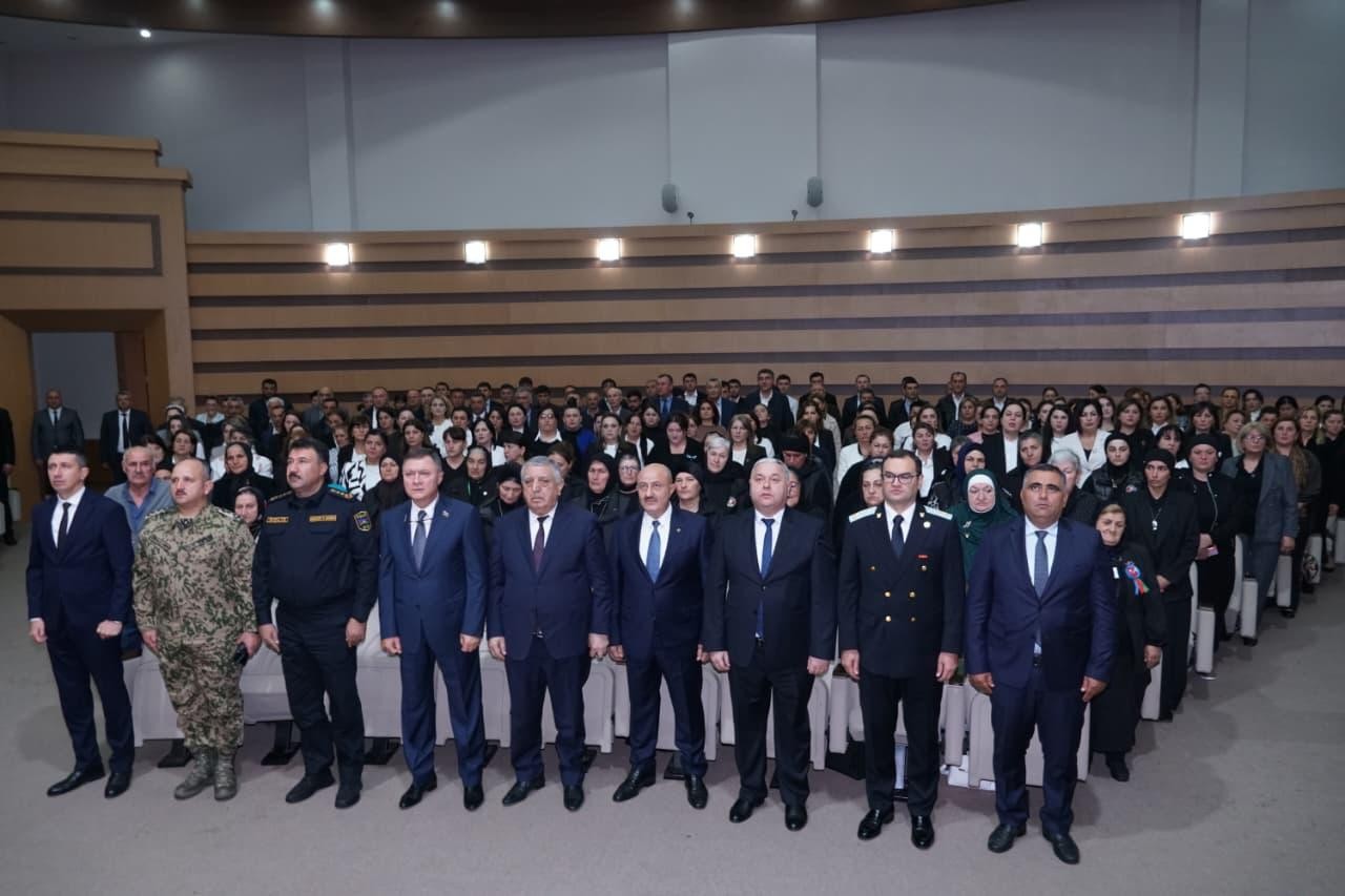 Zaqatalada şəhidlərimizin əziz xatirəsi yad edildi - FOTOLAR