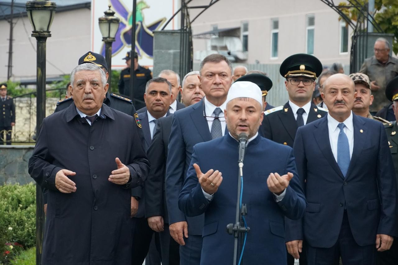 Zaqatalada şəhidlərimizin əziz xatirəsi yad edildi - FOTOLAR