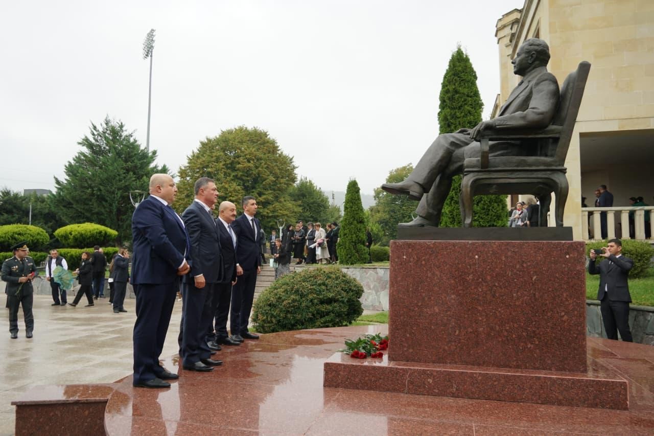 Zaqatalada şəhidlərimizin əziz xatirəsi yad edildi - FOTOLAR