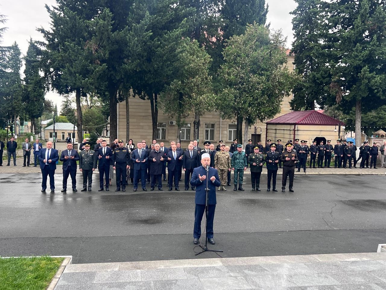 Zaqatalada şəhidlərimizin əziz xatirəsi yad edildi - FOTOLAR