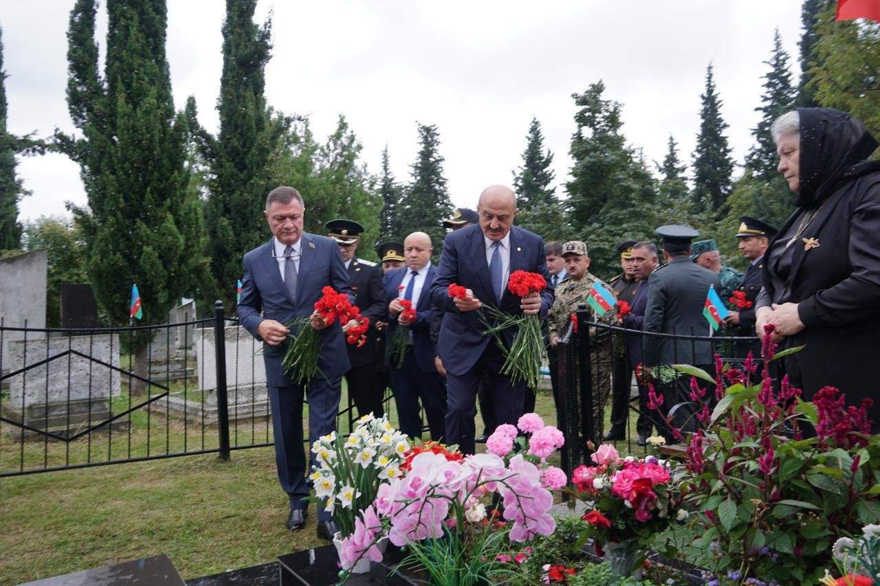 Zaqatalada şəhidlərimizin əziz xatirəsi yad edildi - FOTOLAR