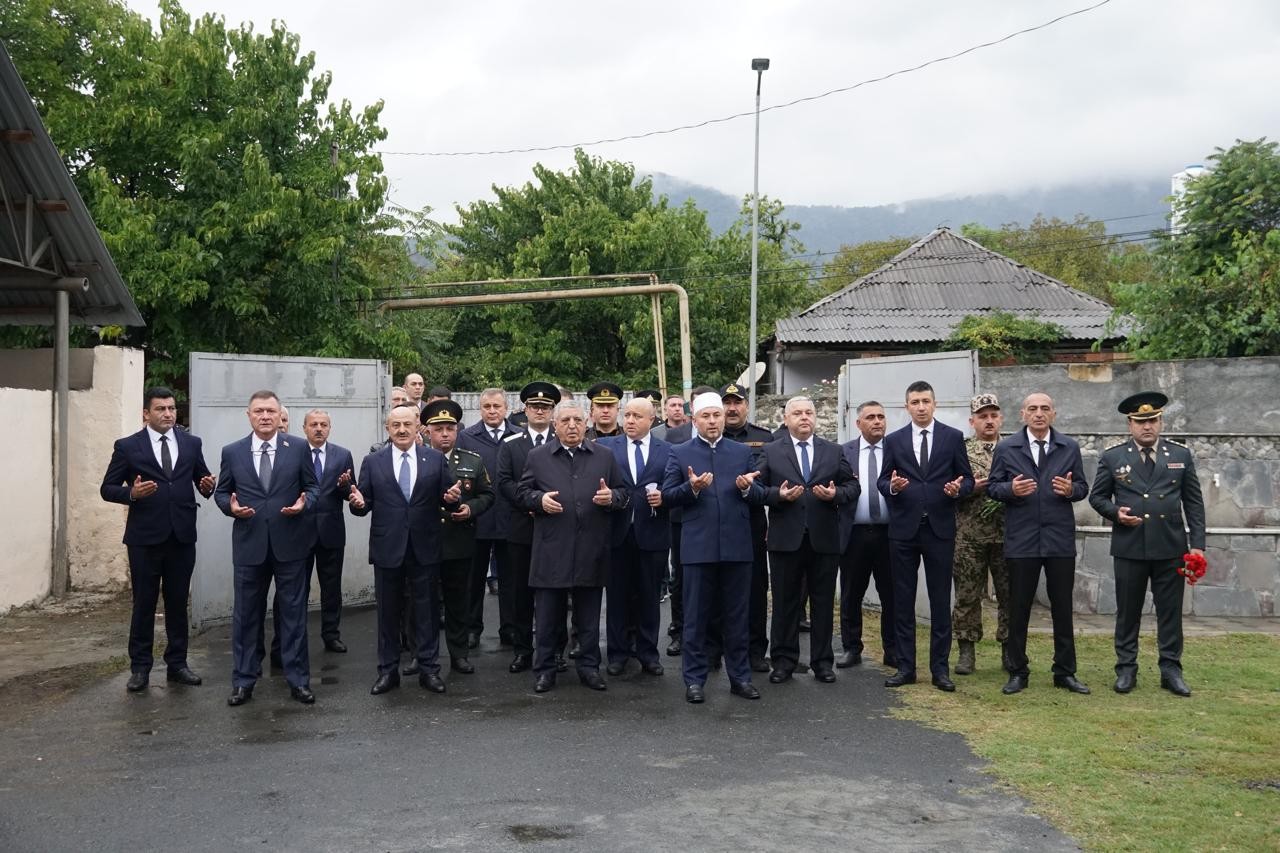 Zaqatalada şəhidlərimizin əziz xatirəsi yad edildi - FOTOLAR