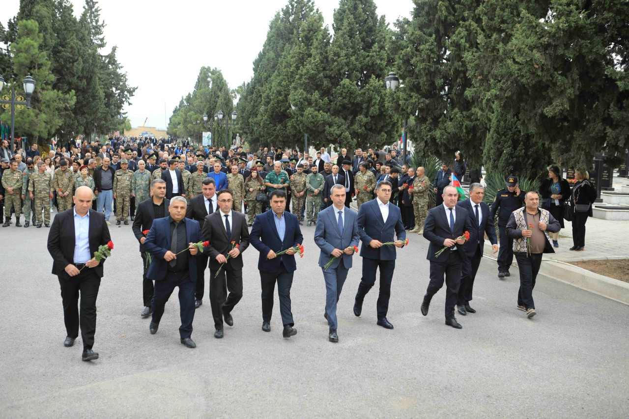 Gəncədə Anım Günü ilə əlaqədar ümumşəhər tədbiri keçirilib - FOTOLAR
