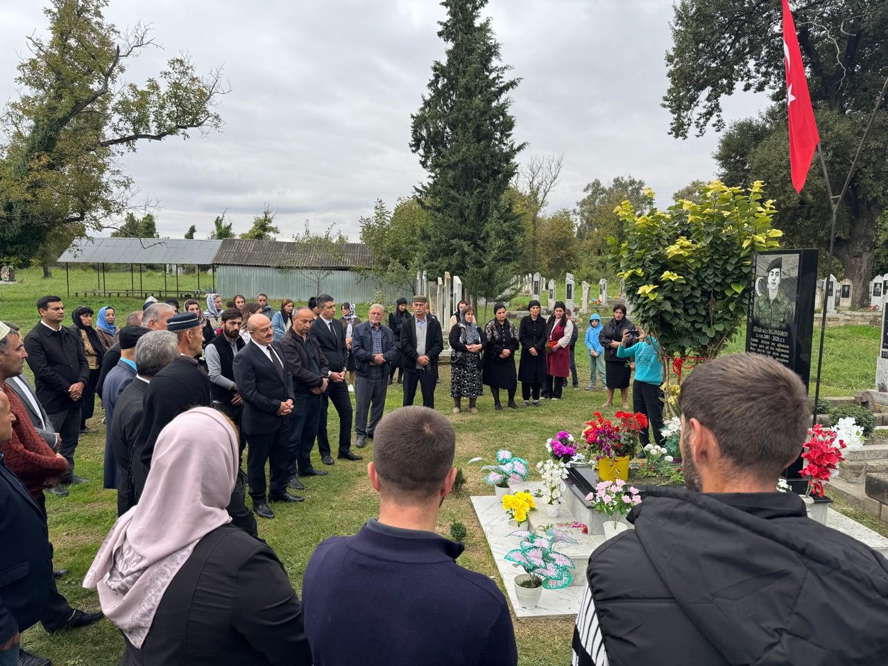 Zaqatalada şəhidlərimizin əziz xatirəsi yad olunub - FOTOLAR