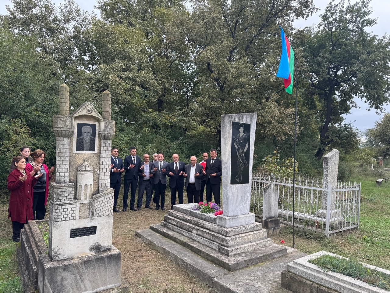 Zaqatalada şəhidlərimizin əziz xatirəsi yad olunub - FOTOLAR