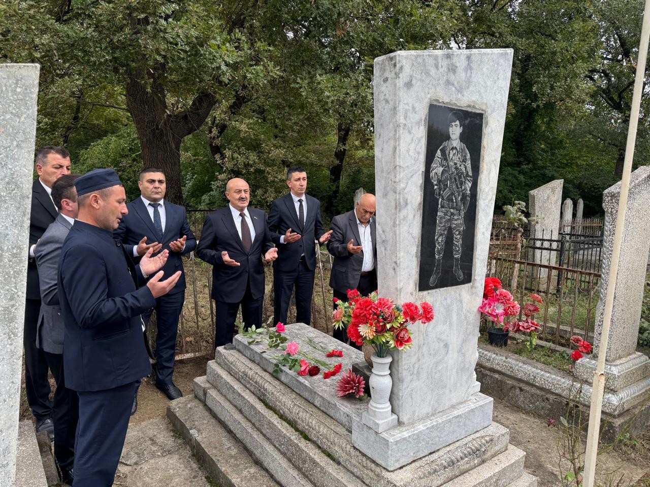 Zaqatalada şəhidlərimizin əziz xatirəsi yad olunub - FOTOLAR