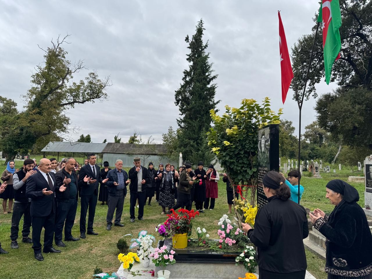 Zaqatalada şəhidlərimizin əziz xatirəsi yad olunub - FOTOLAR