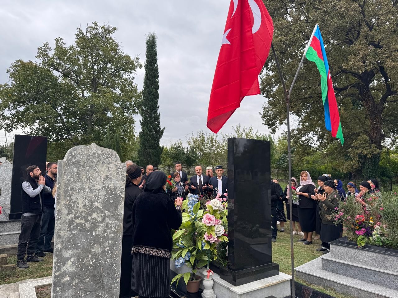 Zaqatalada şəhidlərimizin əziz xatirəsi yad olunub - FOTOLAR