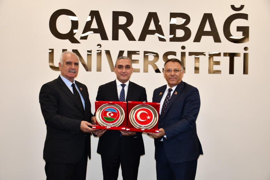 Türkiyəli rektorlar Qarabağ Universitetində olublar - FOTOLAR