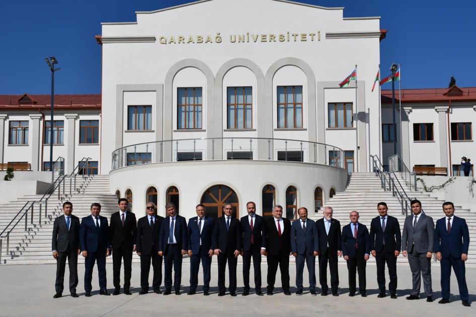 Türkiyəli rektorlar Qarabağ Universitetində olublar - FOTOLAR