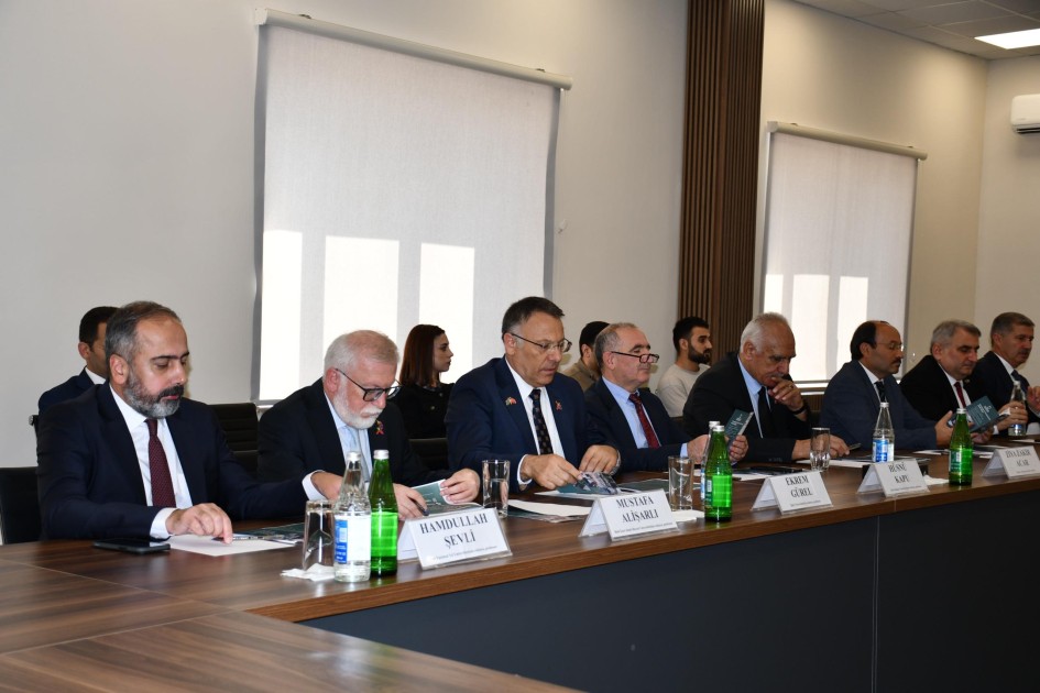 Türkiyəli rektorlar Qarabağ Universitetində olublar - FOTOLAR