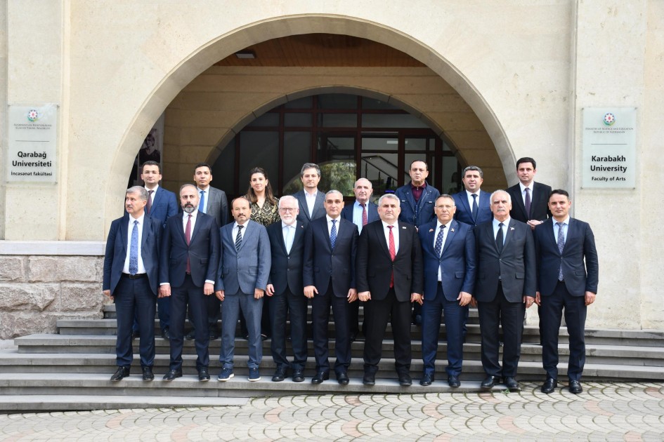 Türkiyəli rektorlar Qarabağ Universitetində olublar - FOTOLAR