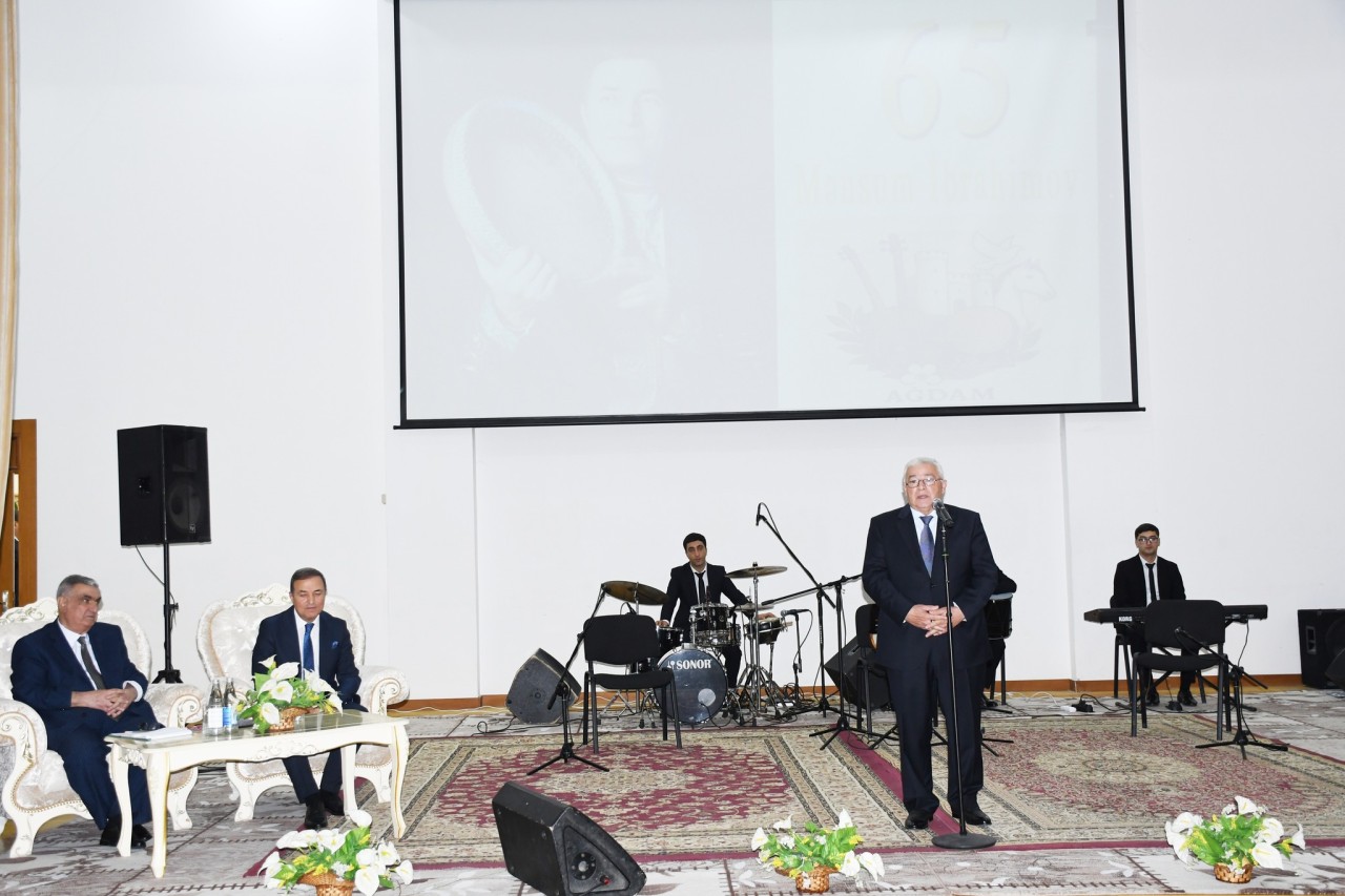 Ağdamda xalq artisti Mənsum İbrahimovun 65 illik yubileyi qeyd edildi - FOTOLAR