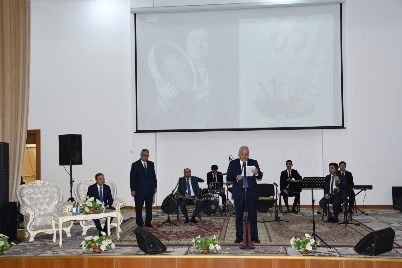 Ağdamda xalq artisti Mənsum İbrahimovun 65 illik yubileyi qeyd edildi - FOTOLAR