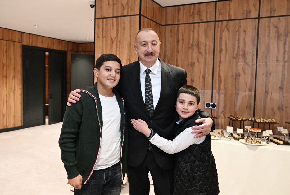 Prezident Bəxtiyarla da görüşdü - FOTOLAR