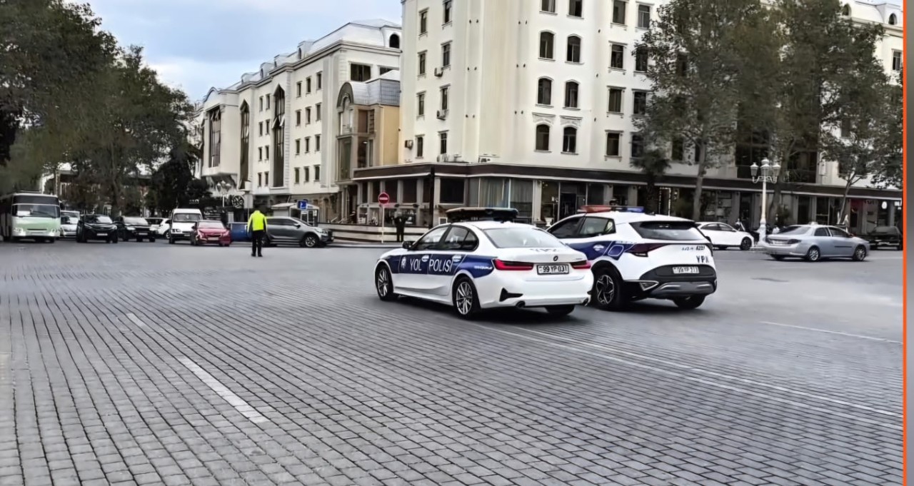 "Yollarda təhlükəsizlik nəzarətdədir" - DİN (FOTOLAR)