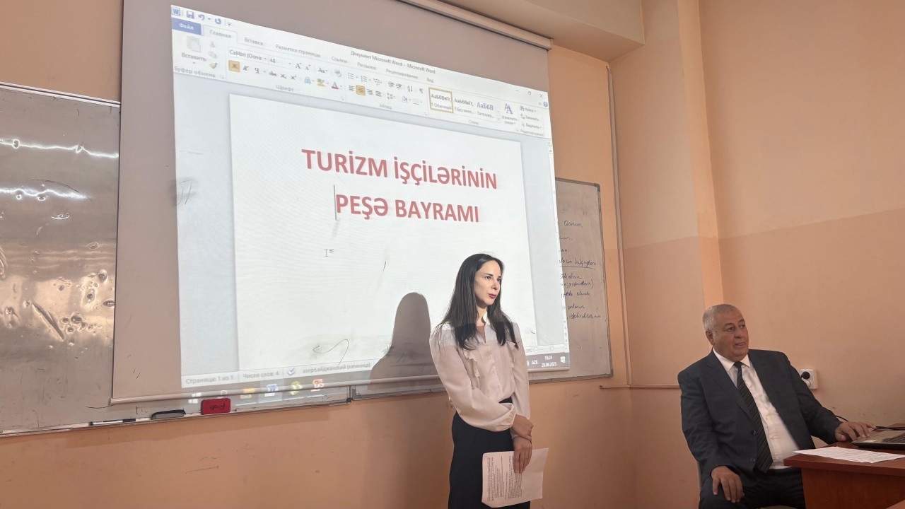 ATMU-da “Turizm işçiləri günü” qeyd olunub - FOTOLAR