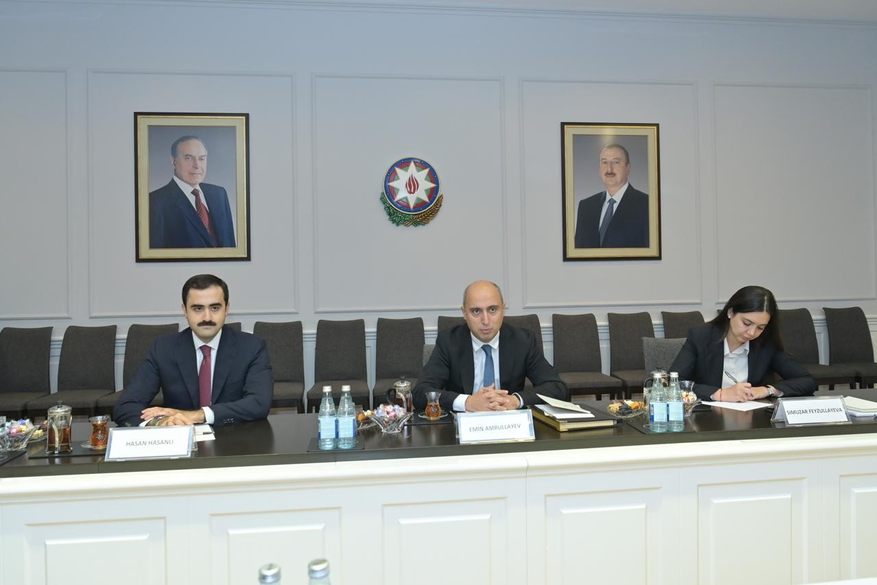 Emin Əmrullayev Çinin təhsil nazirinin müavini ilə görüşdü - FOTOLAR