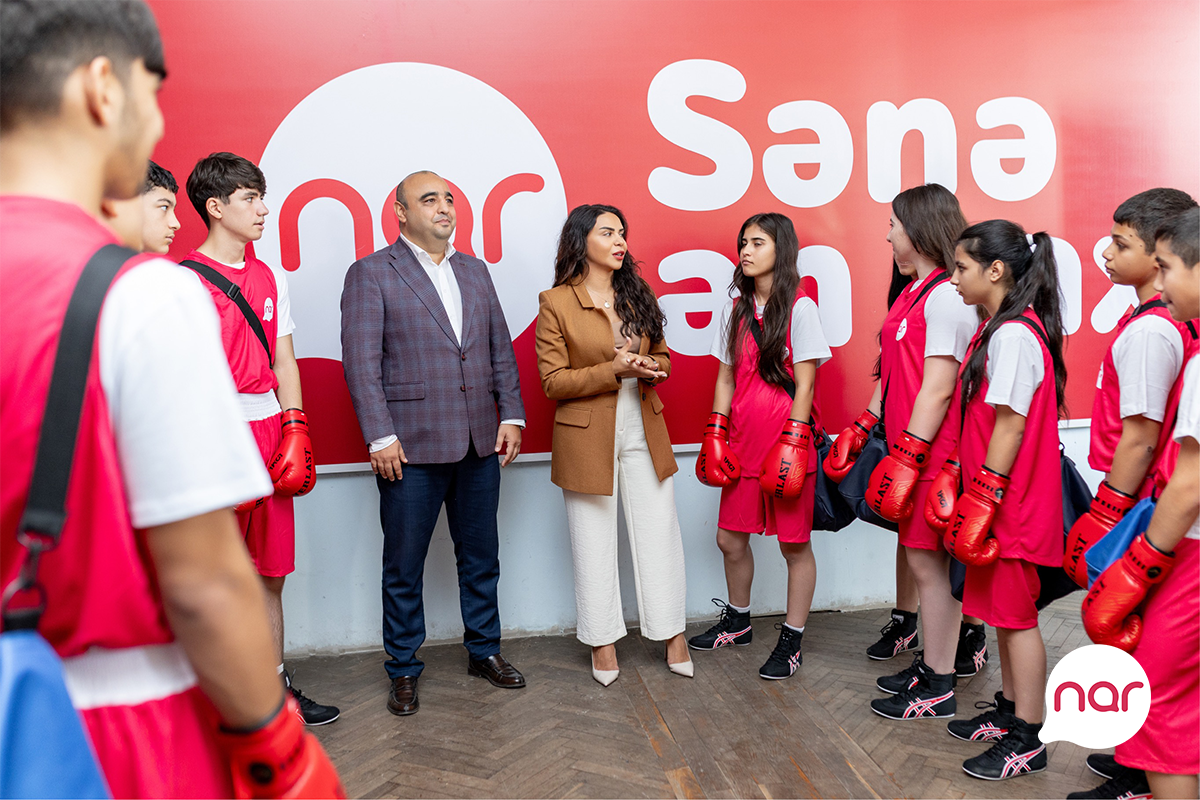 “Nar” boks təlimlərinə dəstək olur - FOTOLAR