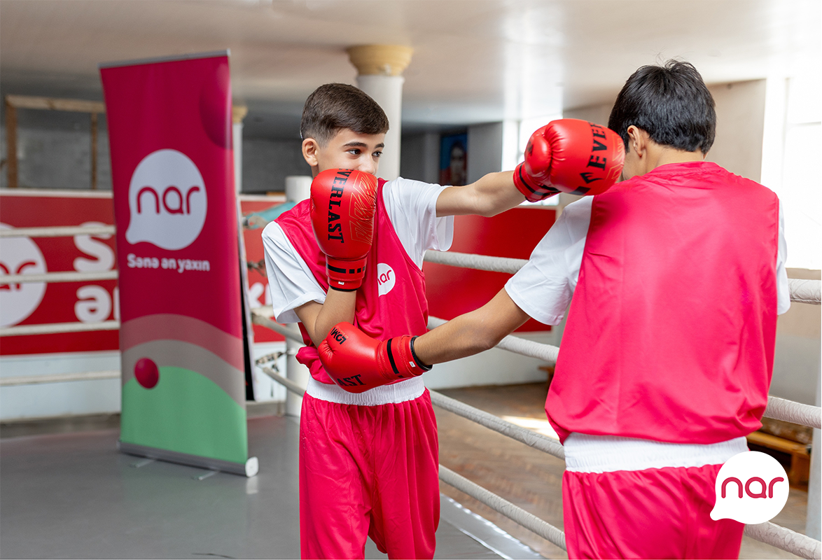 “Nar” boks təlimlərinə dəstək olur - FOTOLAR
