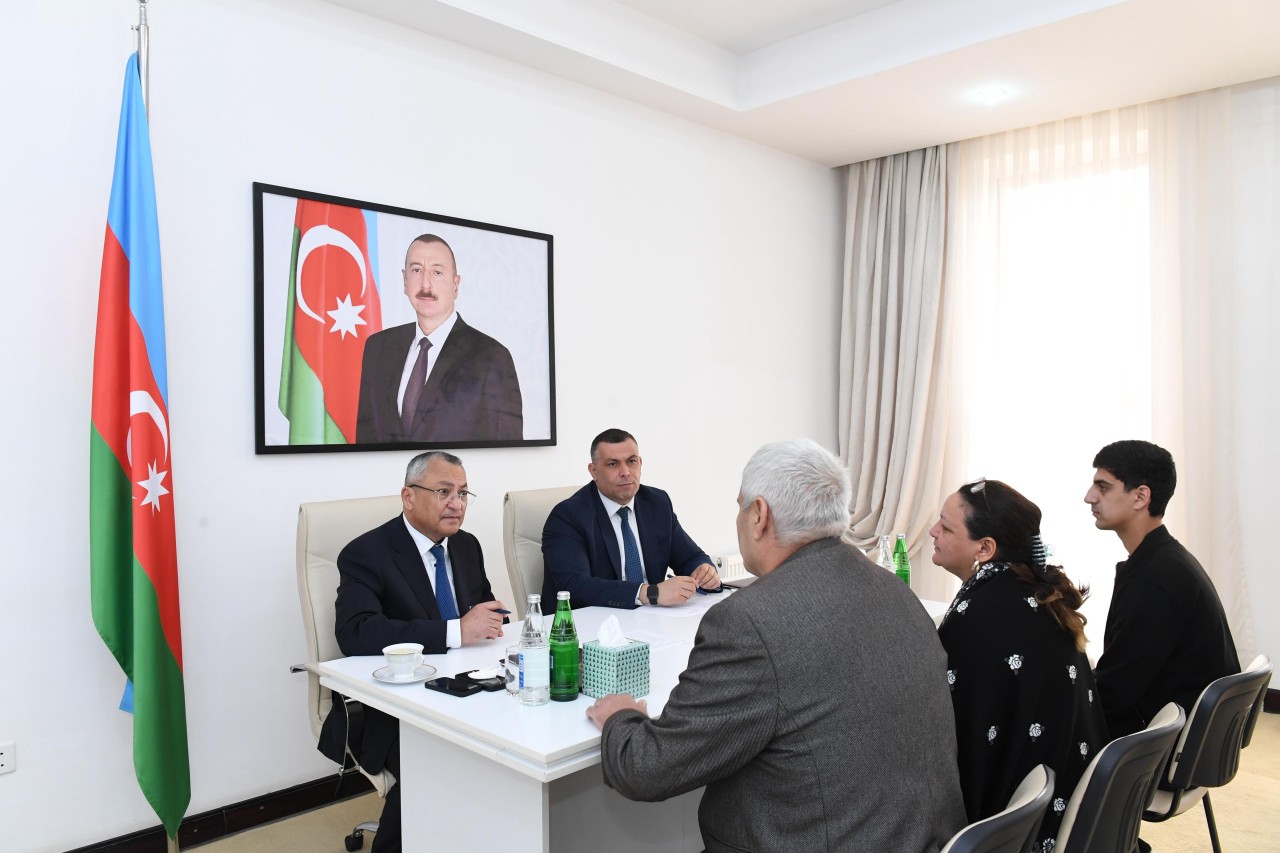 Qubada keçmiş məcburi köçkünlərin müraciətləri dinlənilib - FOTOLAR