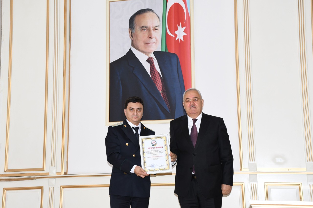 Ağdamda prokurorluq işçilərinin peşə bayramı qeyd olunub - FOTOLAR