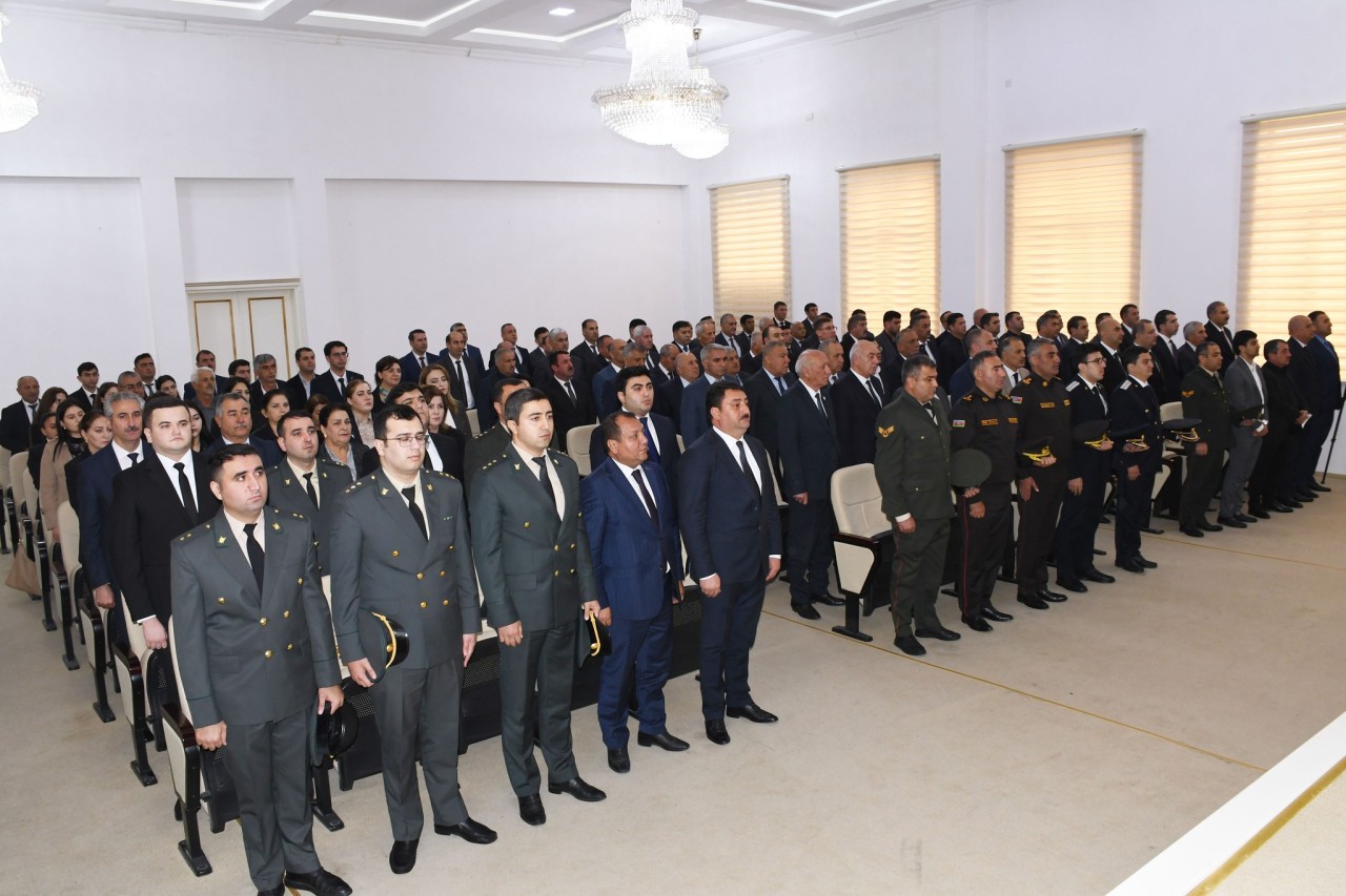 Ağdamda prokurorluq işçilərinin peşə bayramı qeyd olunub - FOTOLAR