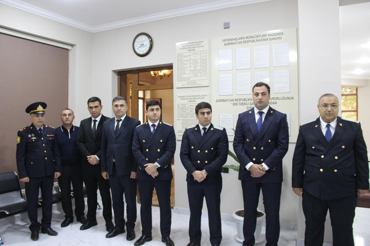 Prokurorluq işçilərinin peşə bayramı Goranboyda da qeyd olunub - FOTOLAR