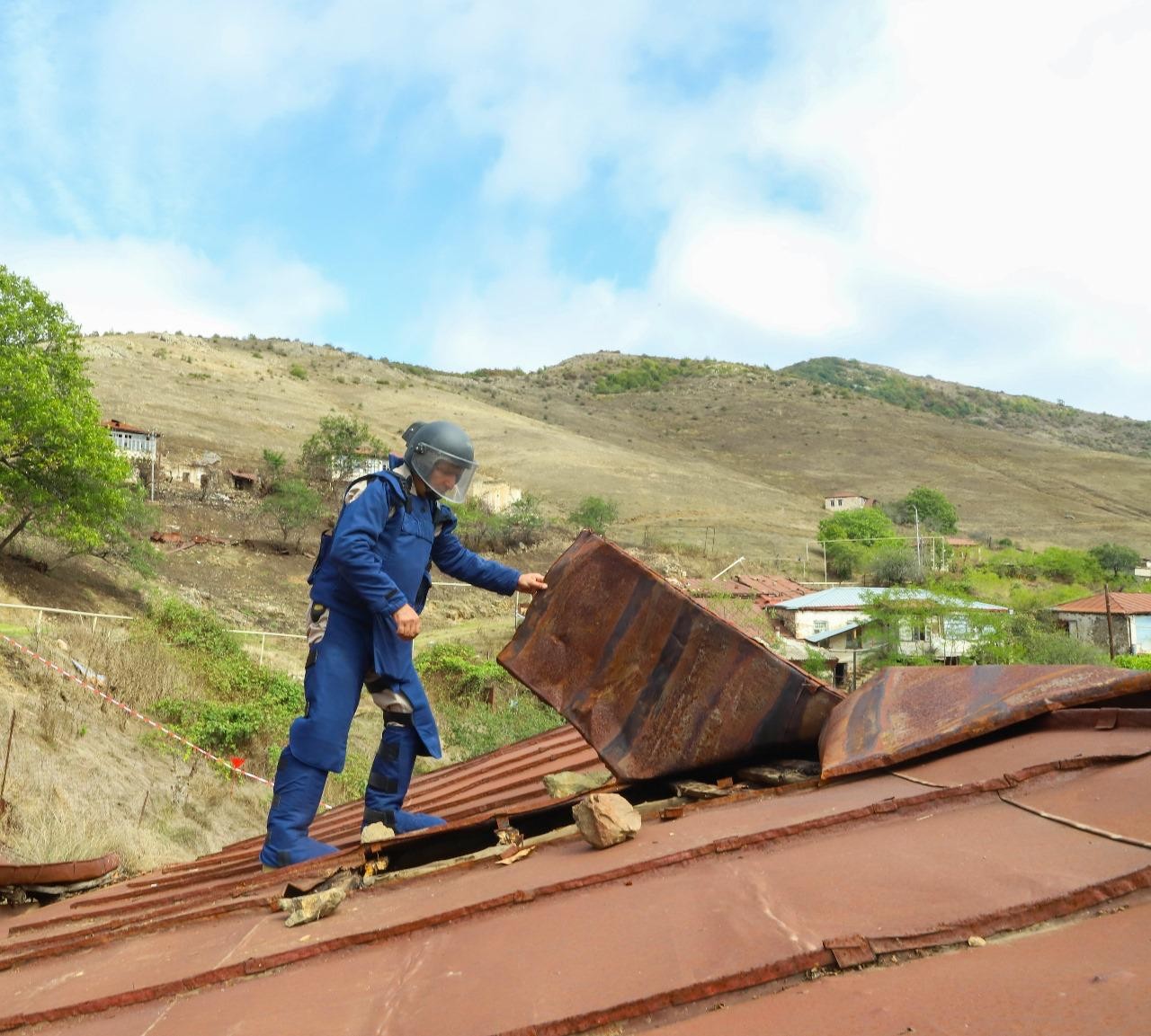 Şuşada evdən tələ qurğusu aşkarlandı - FOTOLAR