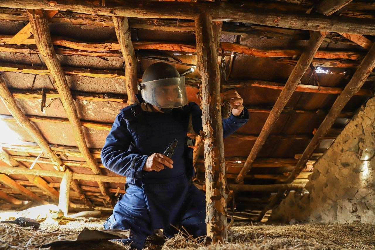 Şuşada evdən tələ qurğusu aşkarlandı - FOTOLAR