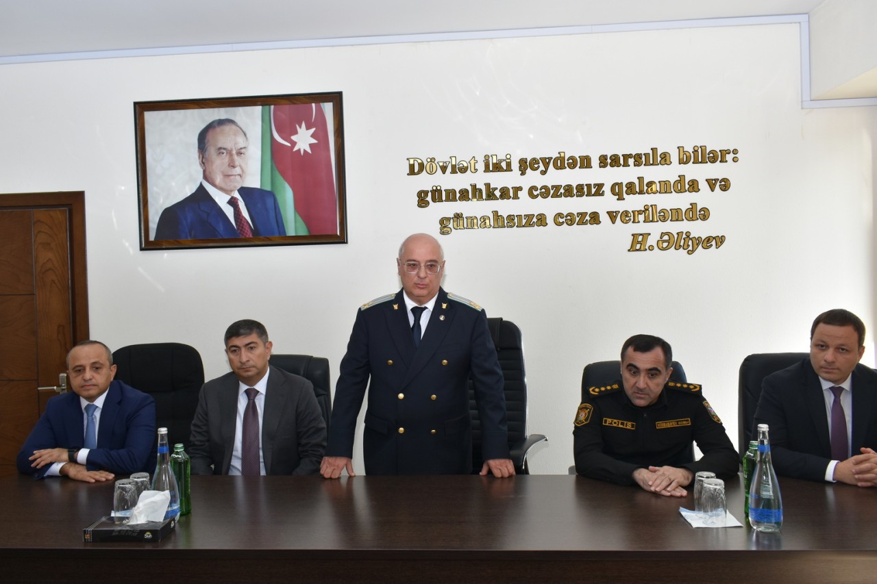 Yasamalda prokurorluq işçilərinin peşə bayramı qeyd olunub - FOTOLAR