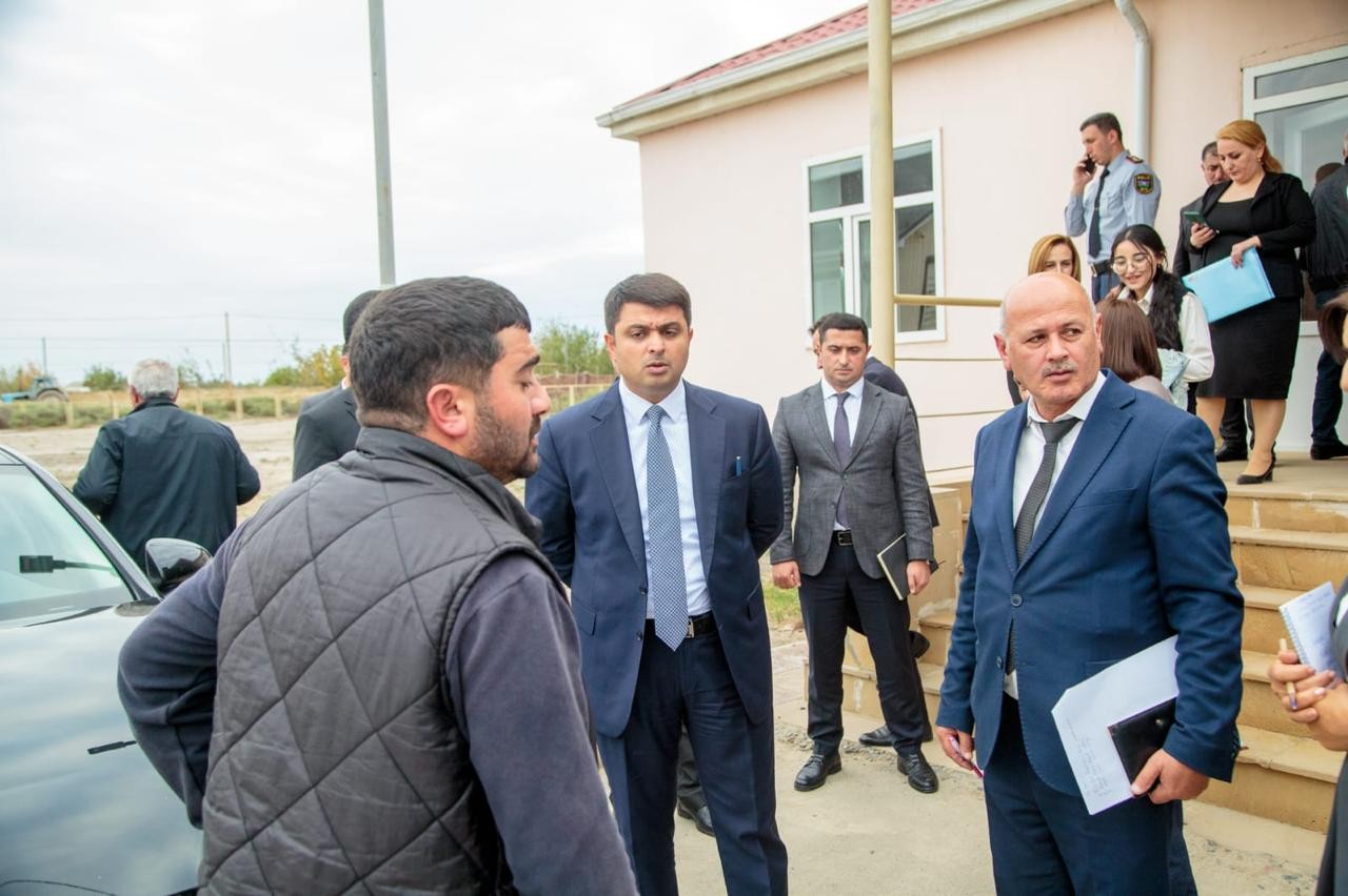 Neftçalanın icra başçısı səyyar görüş keçirib - FOTOLAR