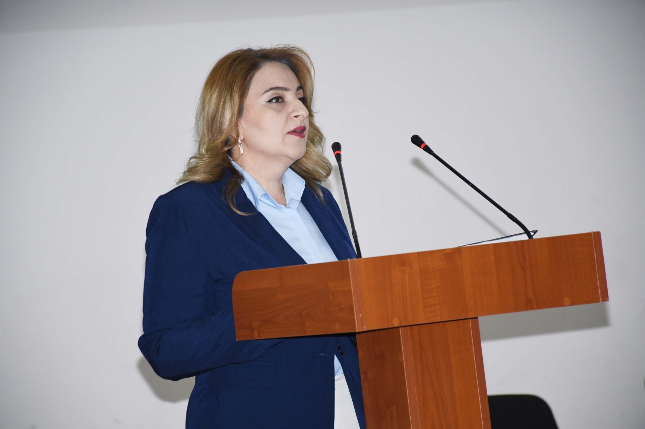 Ağdamda 5 oktyabrla bağlı tədbir keçirilib - FOTOLAR