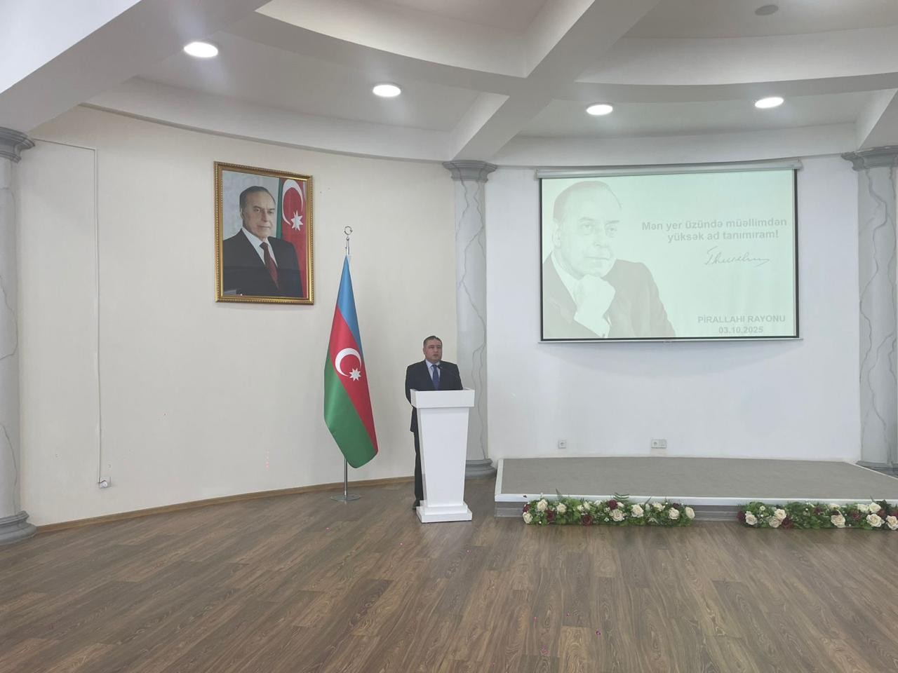 Pirallahıda “Beynəlxalq Müəllimlər günü” qeyd olundu - FOTOLAR