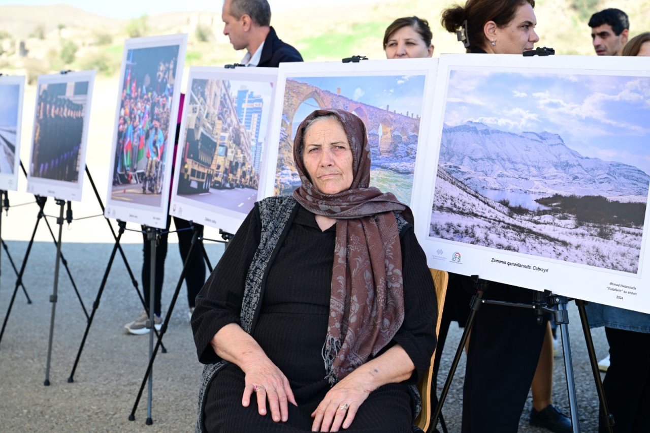 Cəbrayılda "Qarabağ – obyektivdən tarixə" adlı fotosərgi açıldı - FOTOLAR