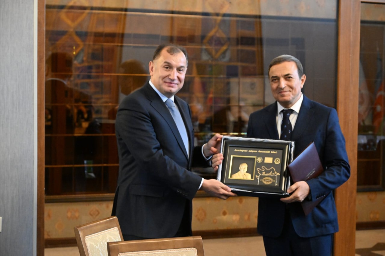 Layiqli Əmək Səfirləri ilə görüş keçirilib - FOTOLAR