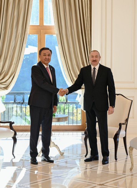 Prezident TDT-nin Baş katibi ilə görüşdü - FOTOLAR