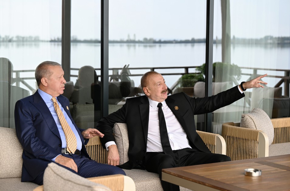 Qəbələdə liderlərin şərəfinə rəsmi nahar verildi - FOTOLAR