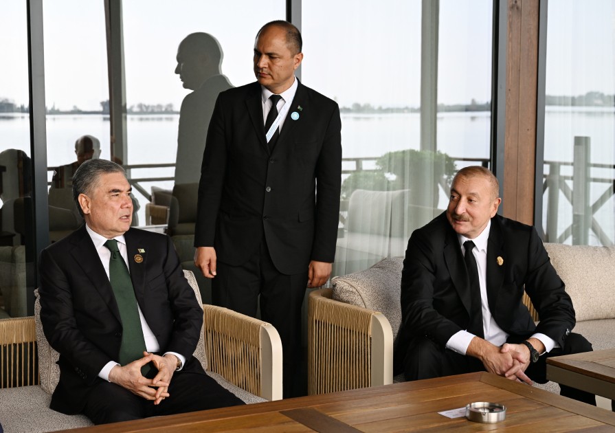 Qəbələdə liderlərin şərəfinə rəsmi nahar verildi - FOTOLAR