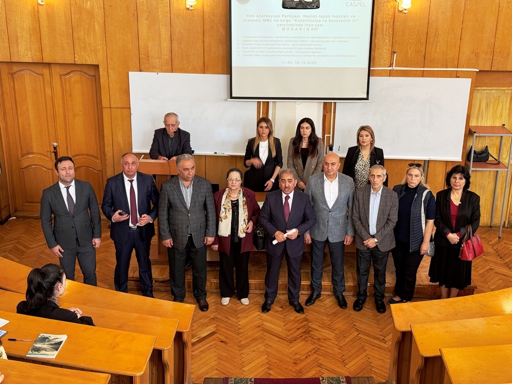 “Konstitusiya və Suverenlik İli” çərçivəsində inşa-yazı müsabiqəsinə start verildi - FOTOLAR