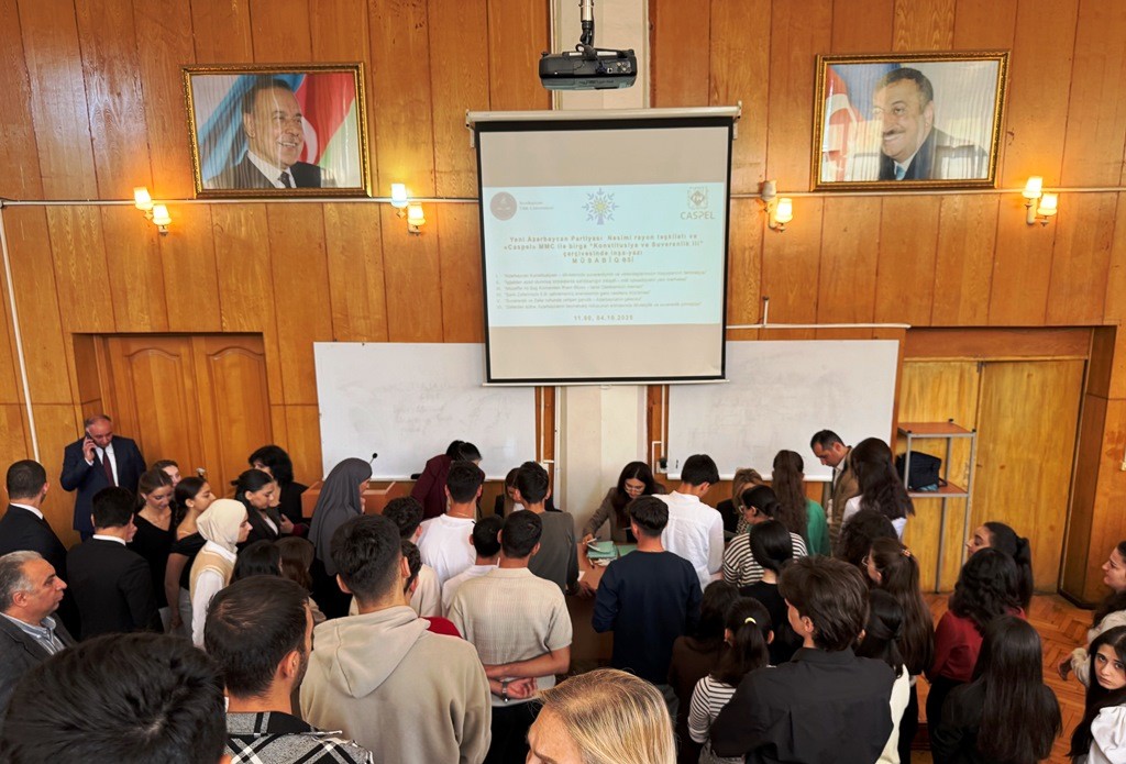 “Konstitusiya və Suverenlik İli” çərçivəsində inşa-yazı müsabiqəsinə start verildi - FOTOLAR