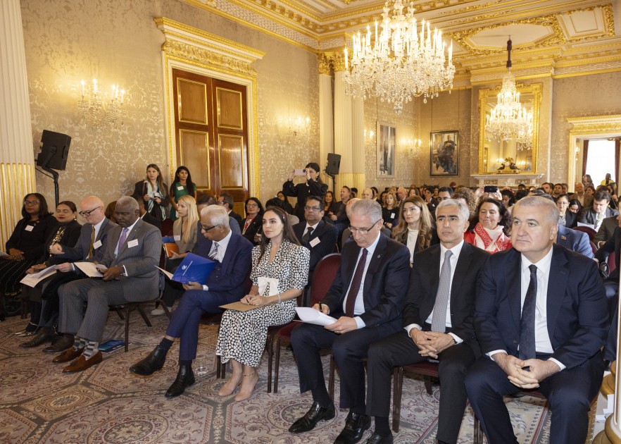 Leyla Əliyeva Londonda yüksəksəviyyəli iqlim dialoqunda iştirak edib - FOTOLAR