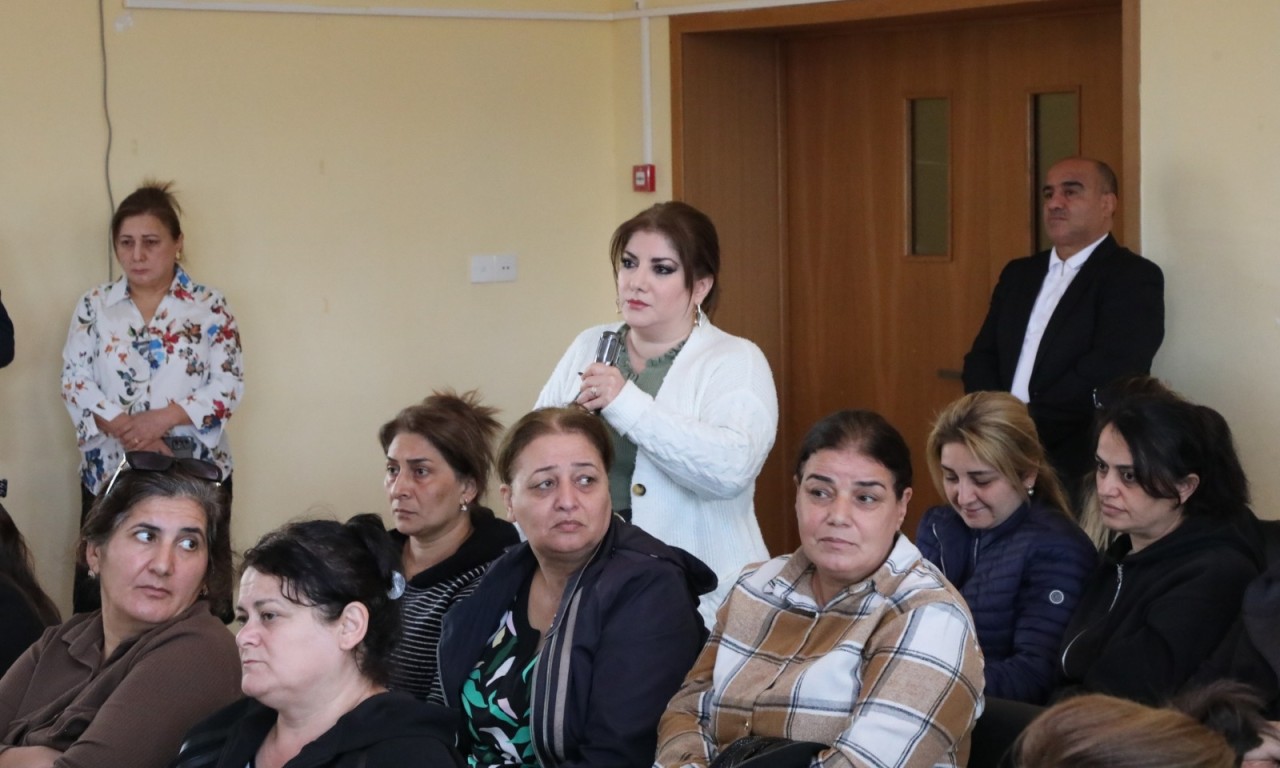 Suraxanıda Adil Əliyevin səyyar görüşləri davam edir - FOTOLAR