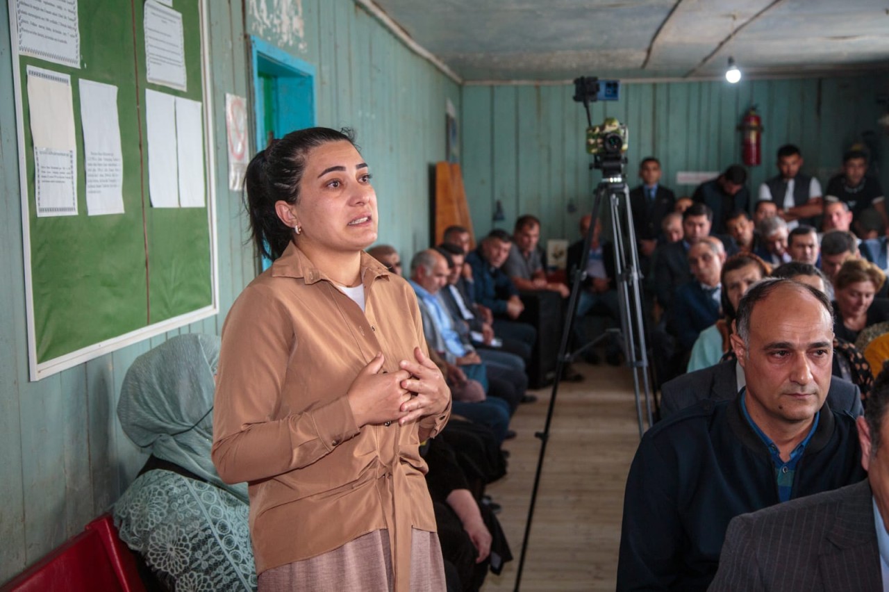 Neftçalanın icra başçısı səyyar görüş keçirib - FOTOLAR